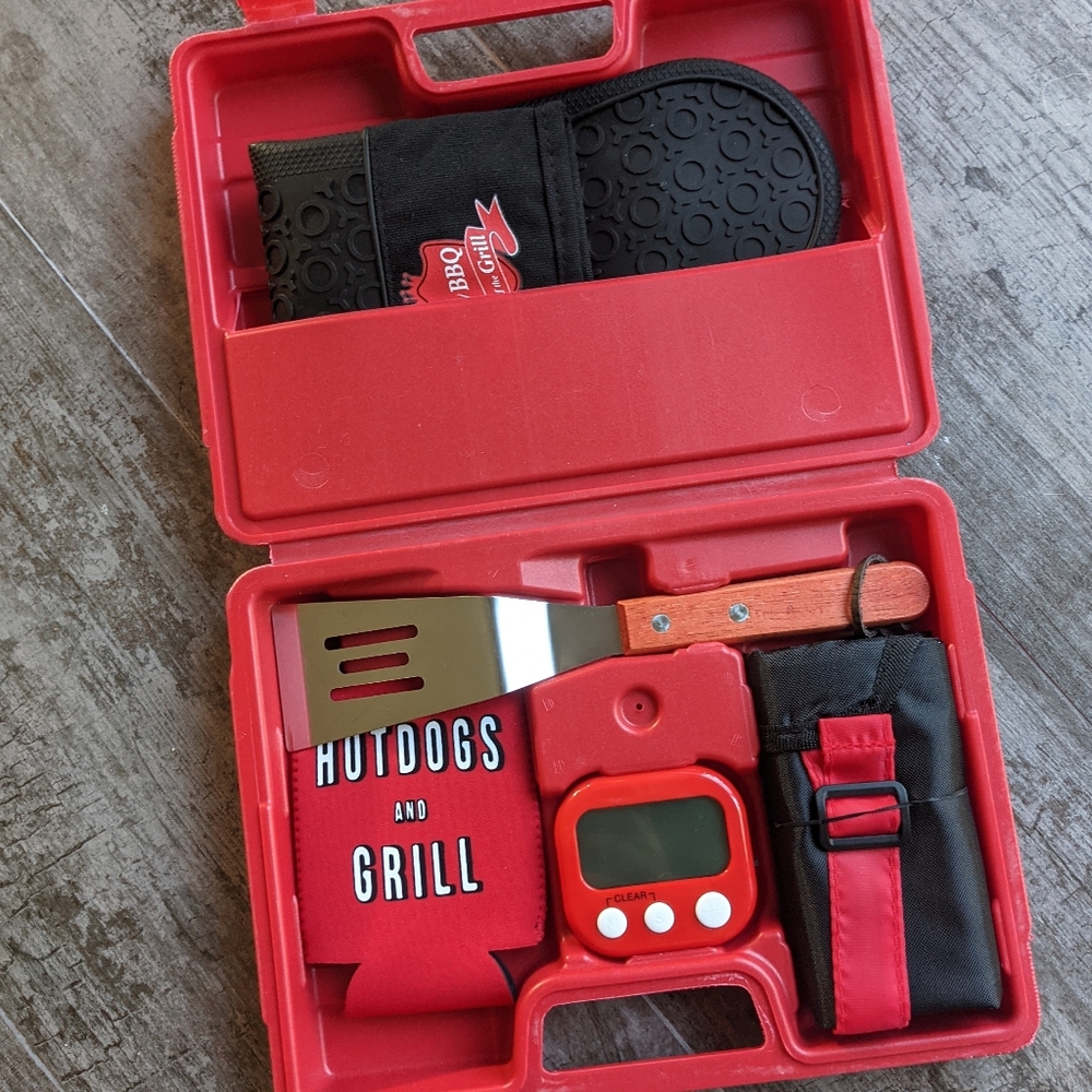 Starter Set for Adulting Grill Tool Set with Case